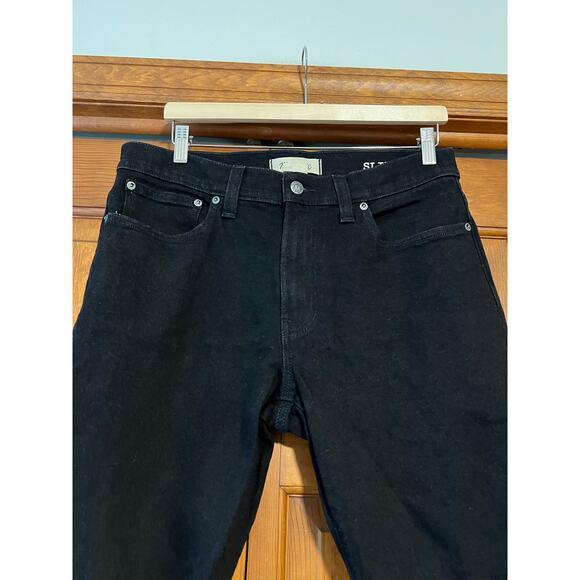 NWOT Madewell Men's Mid Rise Straight Leg Slim Jeans Denim Black Size 33x32 - Picture 3 of 12